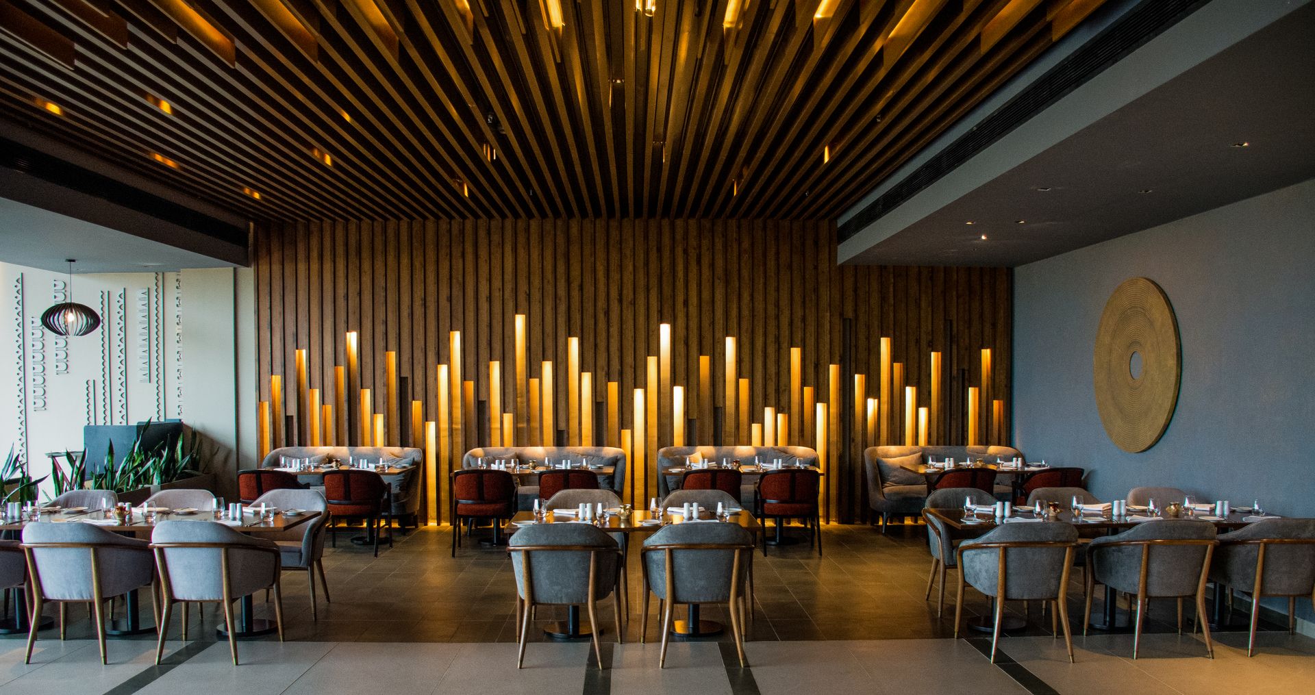 Exclusive buffet dining area at Habour Court in The Kingsbury Hotel