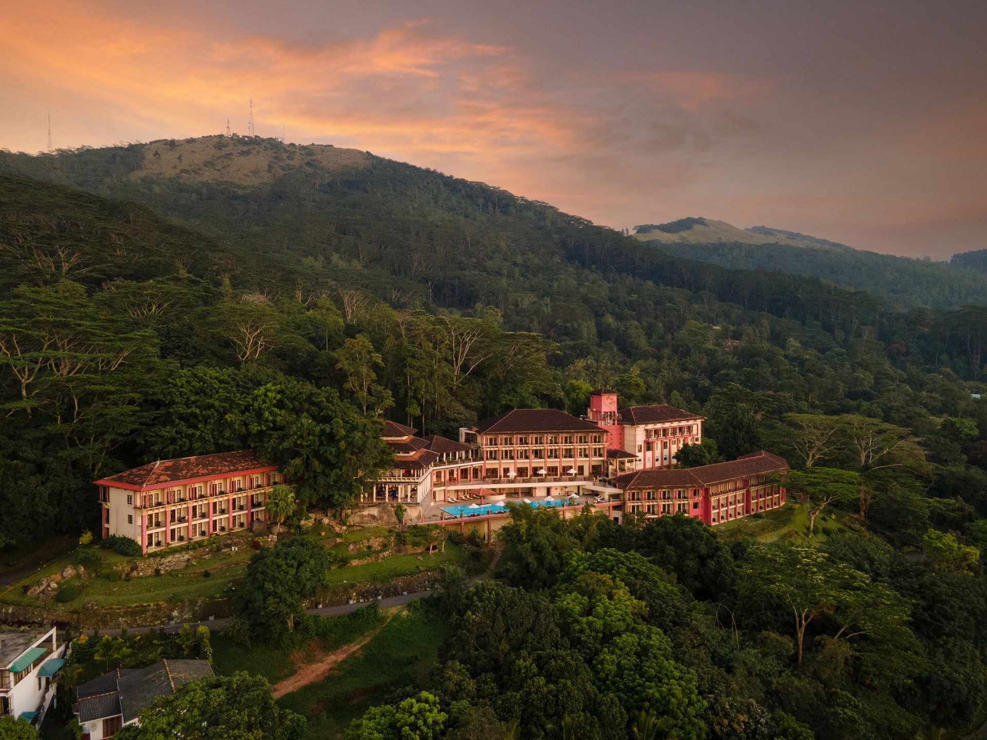 Aerial view of Amaya Hills Kandy