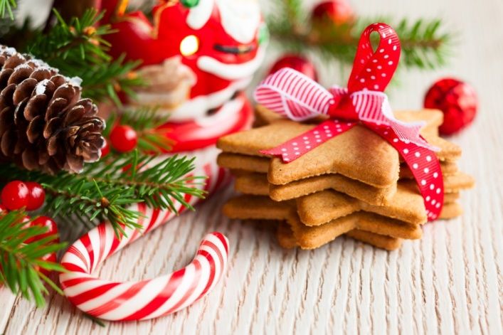 Chrismas cookies and candy at The Kingsbury Hotel