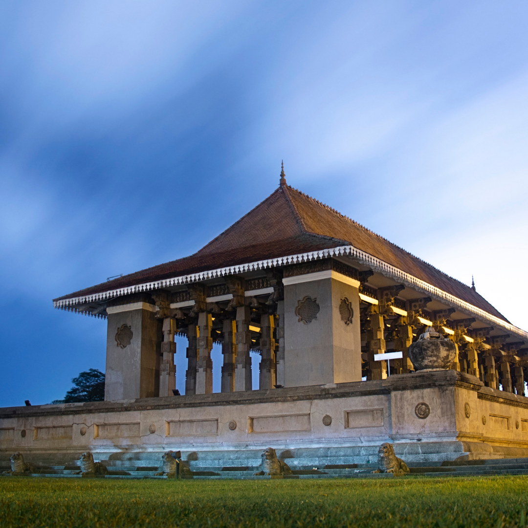 View of Independence Square under blue sky
