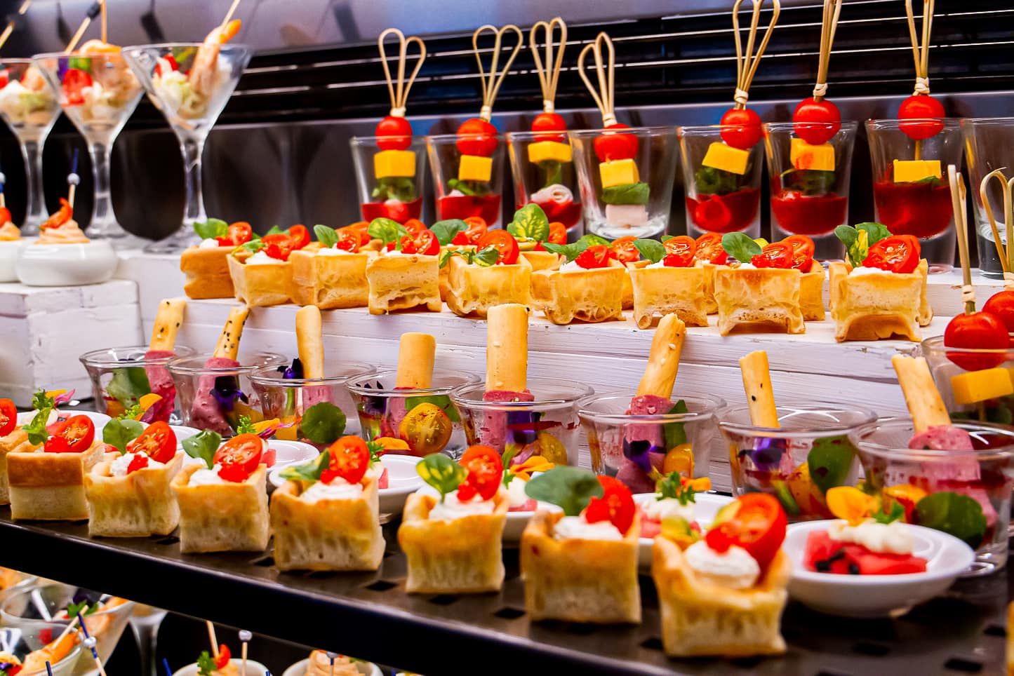 Colourful dessert display at The Kingsbury Hotel Colombo