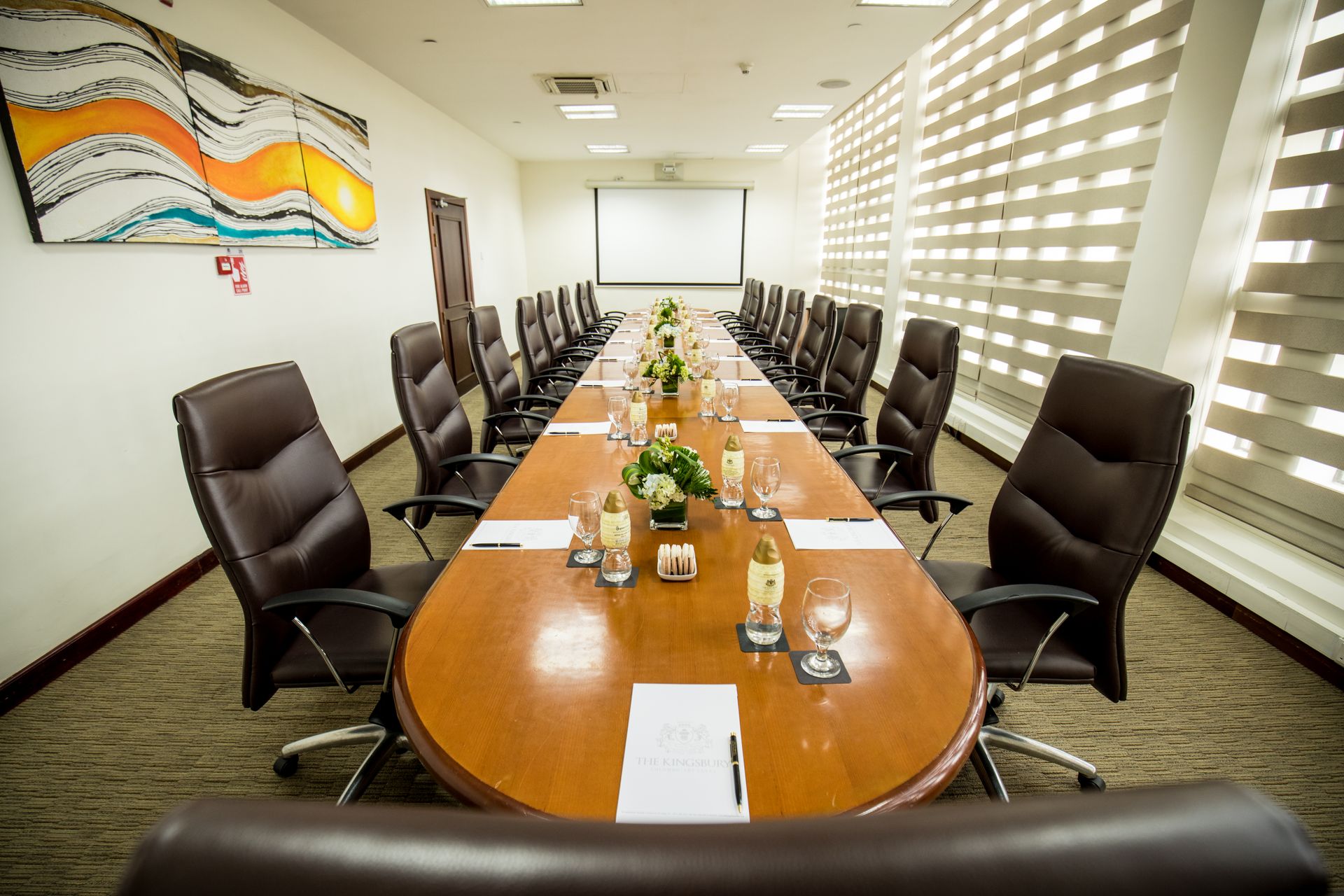 Spacious private meeting rooms at The Kingsbury Hotel