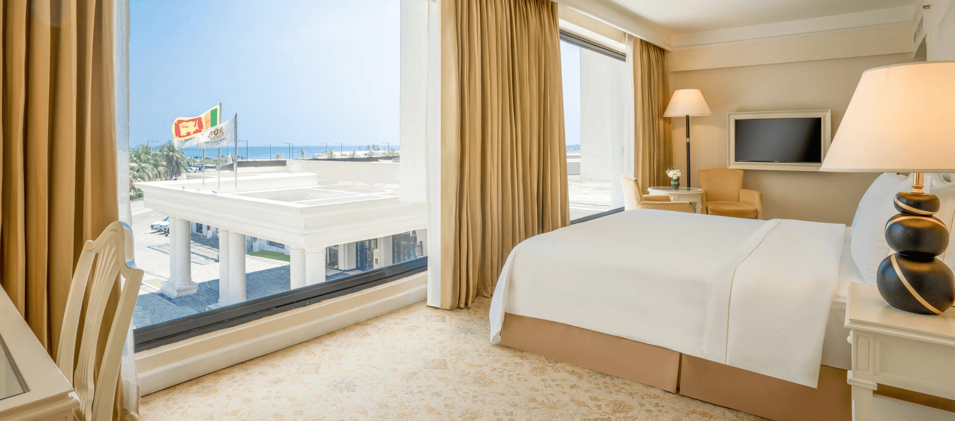Interior of a premium room at The Kingsbury Colombo